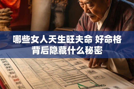哪些女人天生旺夫命 好命格背后隐藏什么秘密