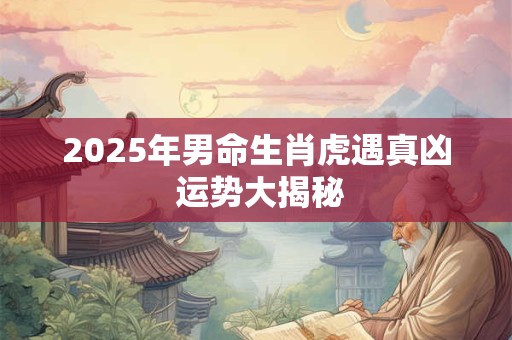 2025年男命生肖虎遇真凶 运势大揭秘