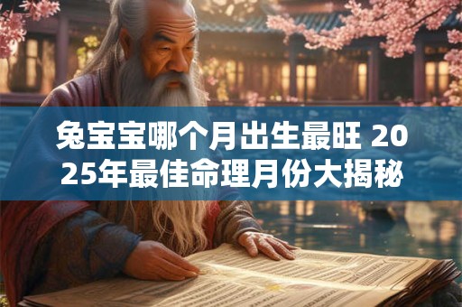 兔宝宝哪个月出生最旺 2025年最佳命理月份大揭秘