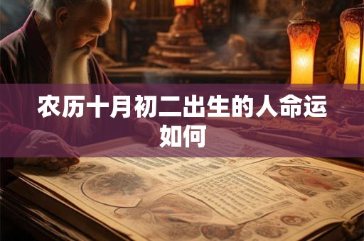 详细阅读:农历十月初二出生的人命运如何 农历十月初二出生的人命运如何