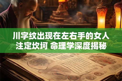 川字纹出现在左右手的女人注定坎坷 命理学深度揭秘
