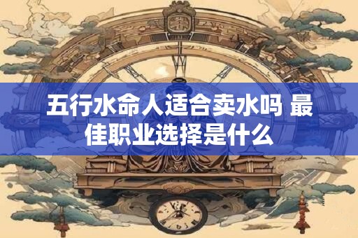 五行水命人适合卖水吗 最佳职业选择是什么