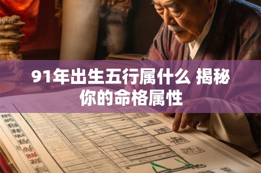 91年出生五行属什么 揭秘你的命格属性