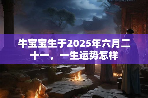 牛宝宝生于2025年六月二十一，一生运势怎样