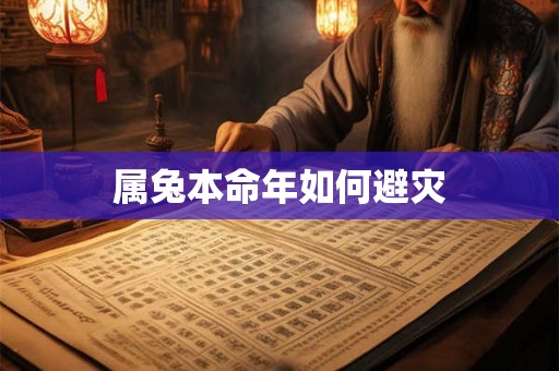 属兔本命年如何避灾
