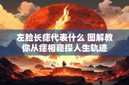 左脸长痣代表什么 图解教你从痣相窥探人生轨迹 左脸长痣代表什么 图解教你从痣相窥探人生轨迹