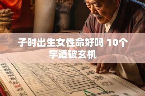 子时出生女性命好吗 10个字道破玄机 子时出生女性命好吗 10个字道破玄机