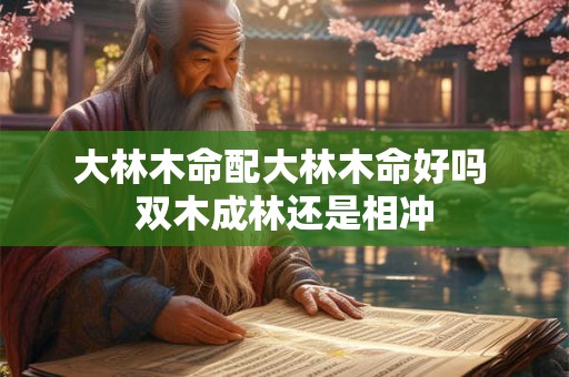 大林木命配大林木命好吗 双木成林还是相冲