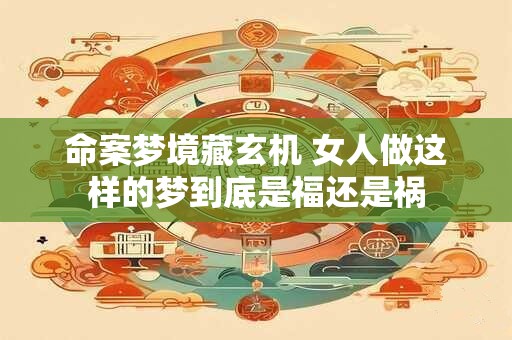 命案梦境藏玄机 女人做这样的梦到底是福还是祸