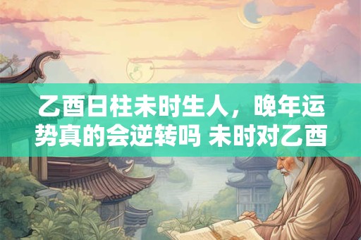 乙酉日柱未时生人，晚年运势真的会逆转吗 未时对乙酉命格的深远启示