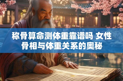 称骨算命测体重靠谱吗 女性骨相与体重关系的奥秘