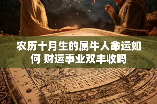 农历十月生的属牛人命运如何 财运事业双丰收吗