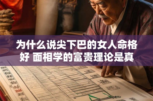 为什么说尖下巴的女人命格好 面相学的富贵理论是真是假
