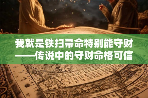 我就是铁扫帚命特别能守财——传说中的守财命格可信吗