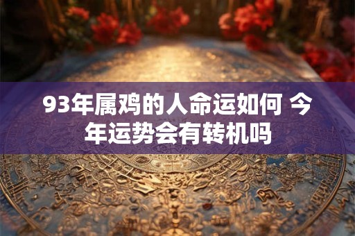 93年属鸡的人命运如何 今年运势会有转机吗
