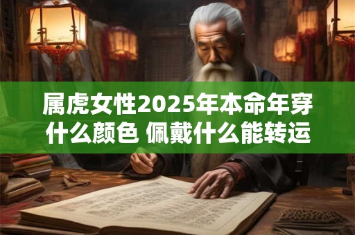 属虎女性2025年本命年穿什么颜色 佩戴什么能转运