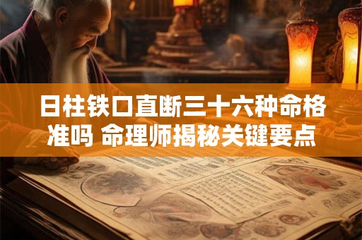 日柱铁口直断三十六种命格准吗 命理师揭秘关键要点
