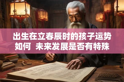 出生在立春辰时的孩子运势如何  未来发展是否有特殊之处