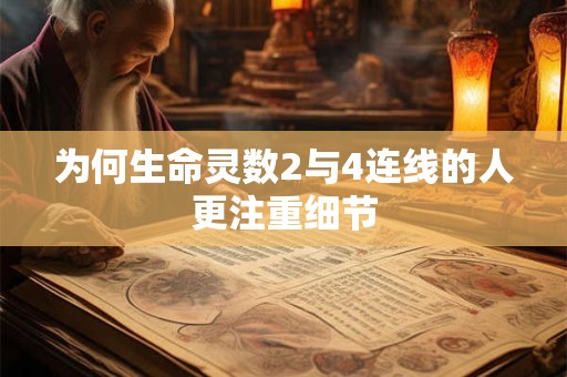 为何生命灵数2与4连线的人更注重细节