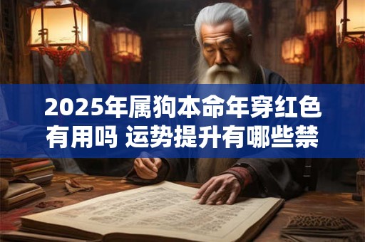 2025年属狗本命年穿红色有用吗 运势提升有哪些禁忌