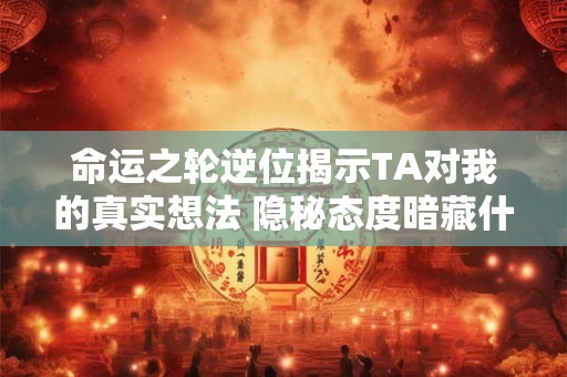 命运之轮逆位揭示TA对我的真实想法 隐秘态度暗藏什么