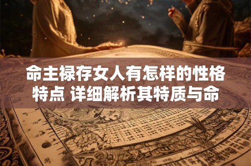 命主禄存女人有怎样的性格特点 详细解析其特质与命运关联