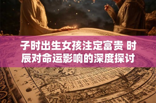 子时出生女孩注定富贵 时辰对命运影响的深度探讨