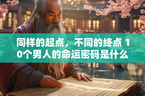 同样的起点，不同的终点 10个男人的命运密码是什么
