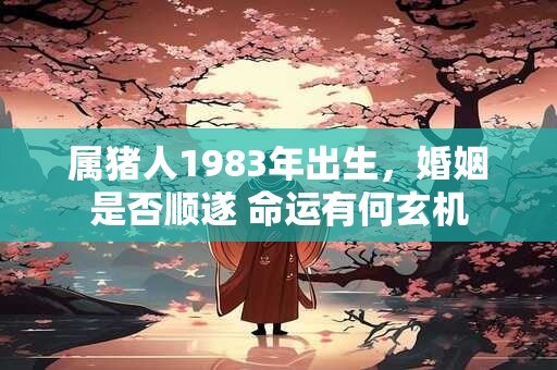 属猪人1983年出生，婚姻是否顺遂 命运有何玄机