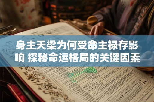 身主天梁为何受命主禄存影响 探秘命运格局的关键因素