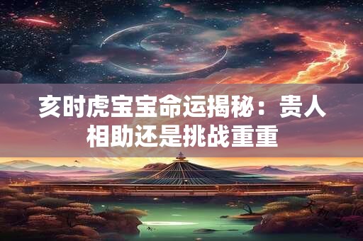 亥时虎宝宝命运揭秘：贵人相助还是挑战重重