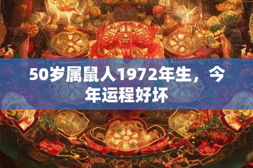 详细阅读:50岁属鼠人1972年生,今年运程好坏 50岁属鼠人1972年生,今年运程好坏