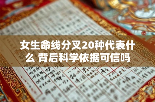 女生命线分叉20种代表什么 背后科学依据可信吗