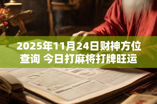 2025年11月24日财神方位查询 今日打麻将打牌旺运方位