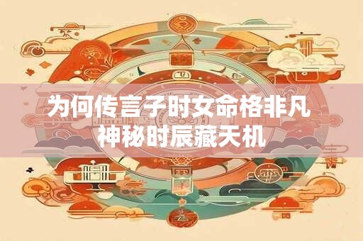 为何传言子时女命格非凡 神秘时辰藏天机 为何传言子时女命格非凡 神秘时辰藏天机
