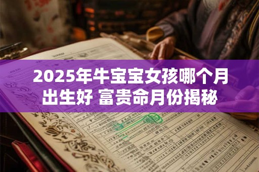 2025年牛宝宝女孩哪个月出生好 富贵命月份揭秘