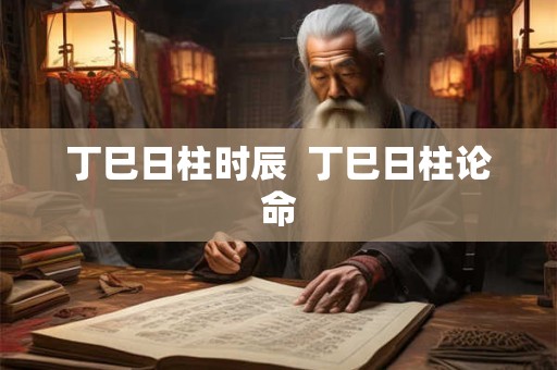 丁巳日柱时辰  丁巳日柱论命