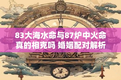 83大海水命与87炉中火命真的相克吗 婚姻配对解析