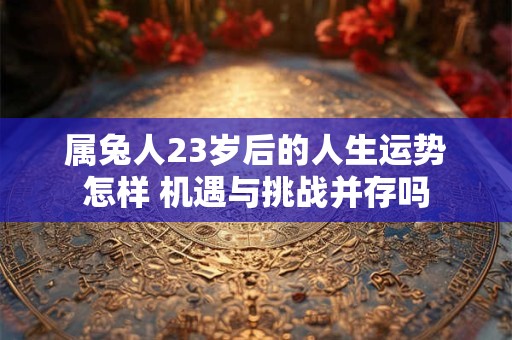 属兔人23岁后的人生运势怎样 机遇与挑战并存吗