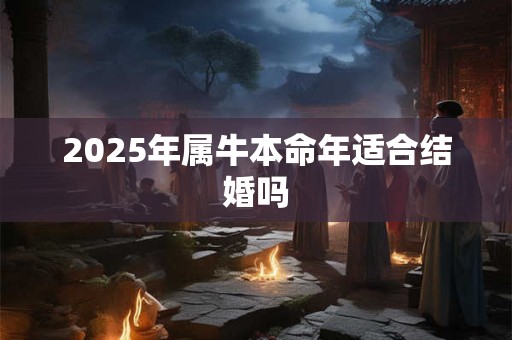 2025年属牛本命年适合结婚吗