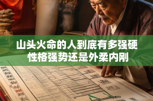 山头火命的人到底有多强硬 性格强势还是外柔内刚