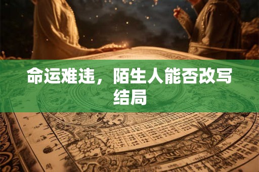 命运难违，陌生人能否改写结局
