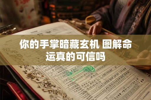 你的手掌暗藏玄机 图解命运真的可信吗