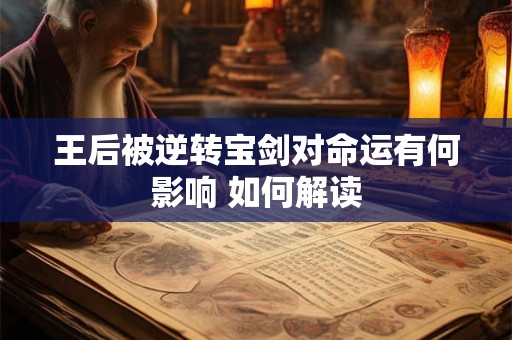 王后被逆转宝剑对命运有何影响 如何解读