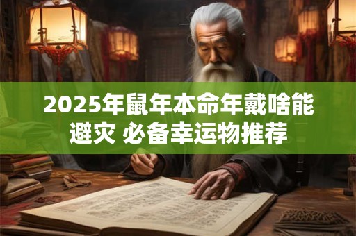 2025年鼠年本命年戴啥能避灾 必备幸运物推荐 2025年鼠年本命年戴啥能避灾 必备幸运物推荐