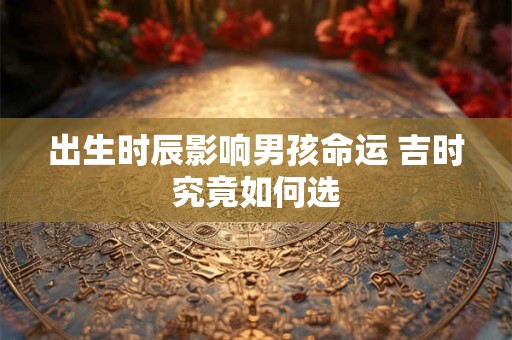 出生时辰影响男孩命运 吉时究竟如何选