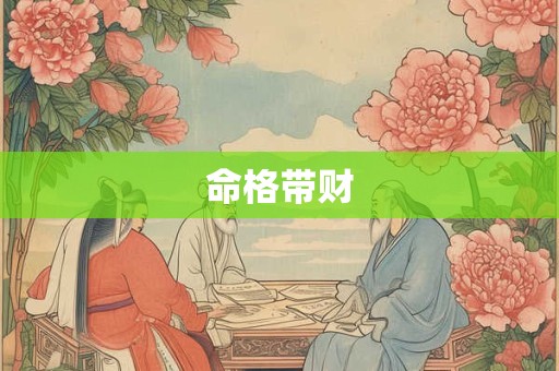 命格带财
