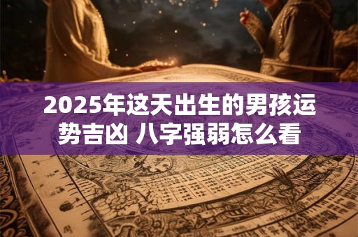 2025年这天出生的男孩运势吉凶 八字强弱怎么看