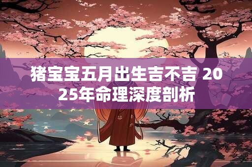 猪宝宝五月出生吉不吉 2025年命理深度剖析