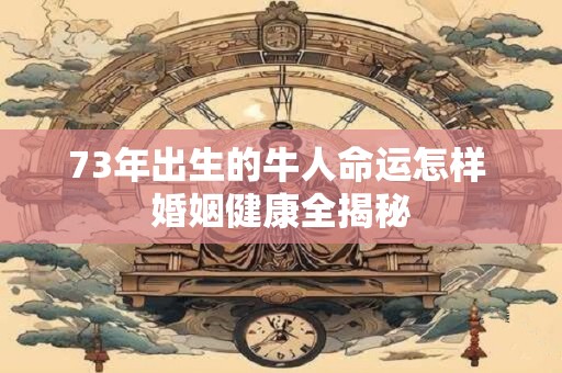 73年出生的牛人命运怎样 婚姻健康全揭秘